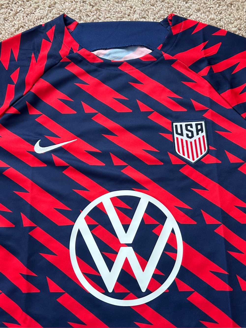 Nike Team USA soccer jersey men L - Picture 2 of 6